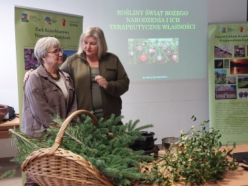 Relacja z zimowych warsztatów ziołowych w PKWŁ 9.12.2023 r., 
